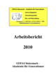 Herunterladen: GEFAS Arbeitsbericht 2010.pdf Dateivorschau: GEFAS Arbeitsbericht 2010.pdf